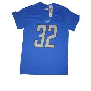 NFL Team Apparel‎ Detroit Lions T-Shirt #32 Size S/P